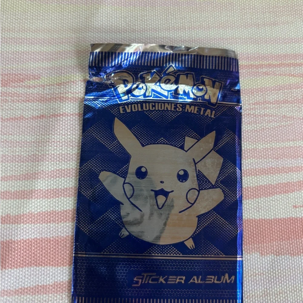 Pokemon Pikachu Sticker Album Packs Sealed Sticker‎ Prisma Evoluciones Metal
